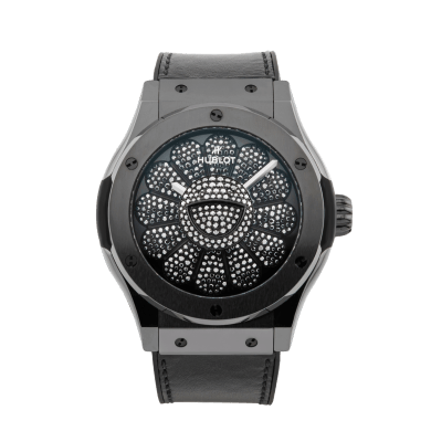 Classic Fusion "Takashi Murakami All Black" Ceramic Black Dial 45mm Sell Image