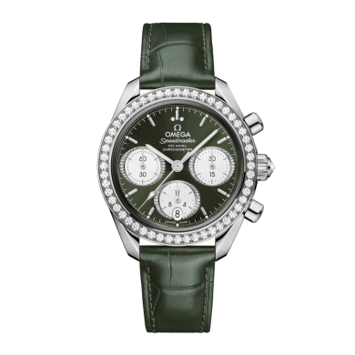 Speedmaster Steel Diamond Green Dial 38mm Sell Image