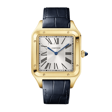 Santos-Dumont Yellow Gold Silver Dial 33mm Sell Image