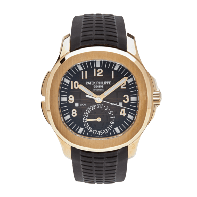 Aquanaut Travel Time "Tiffany & Co." Rose Gold Brown Dial 41mm Sell Image