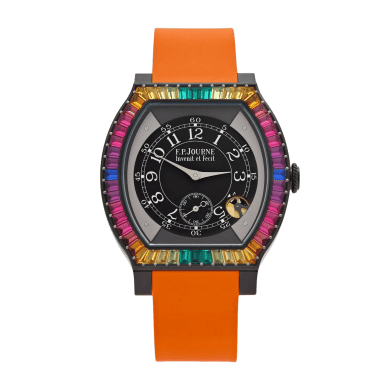 Élégante "Gino's Dream" Titanium Rainbow Black DIal 48mm Sell Image