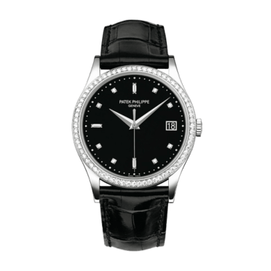 Calatrava White Gold Diamond Black Dial 38mm Sell Image