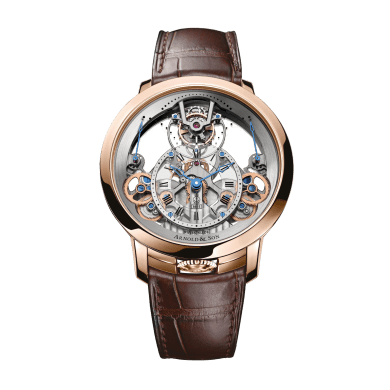 Time Pyramid Tourbillon Rose Gold Skeleton Dial 44mm Sell Image