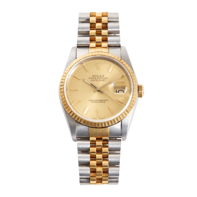 Vintage Datejust Yellow Gold & Steel Jubilee Champagne Dial 36mm Sell Image