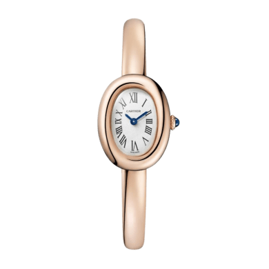Baignoire de Cartier Size 15 Rose Gold White Dial 18mm Sell Image