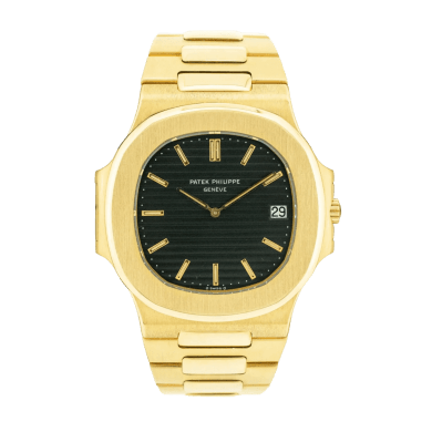 Vintage Nautilus Yellow Gold Black Dial 40mm Sell Image