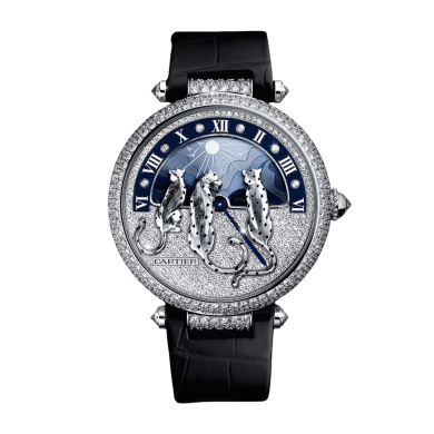 Rêves de Panthères Day/Night White Gold Blue Dial 42mm Sell Image
