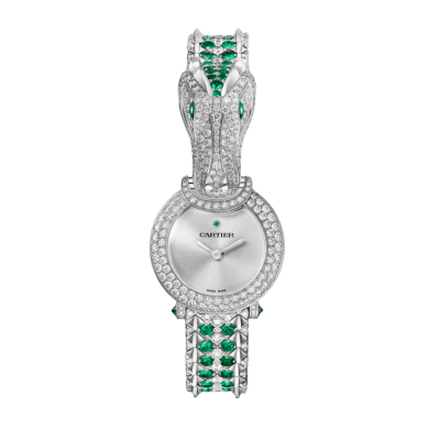 Panthère Jewelry White Gold Diamond Silver Dial 23mm Sell Image