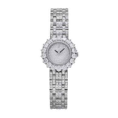Classic Haute Joaillerie White Gold Diamond Pave Dial 23mm Sell Image