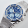 Royal Oak Chronograph White Gold Sapphire Blue Dial 41mm Condition Images button