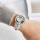 Excalibur White Gold Diamond Silver Dial 42mm Lifestyle Images button