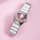 Constellation Manhattan Steel Pink Dial 28mm Lifestyle Images button