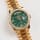 Day-Date Yellow Gold DIamond Green Malachite Dial 36mm Condition Images button