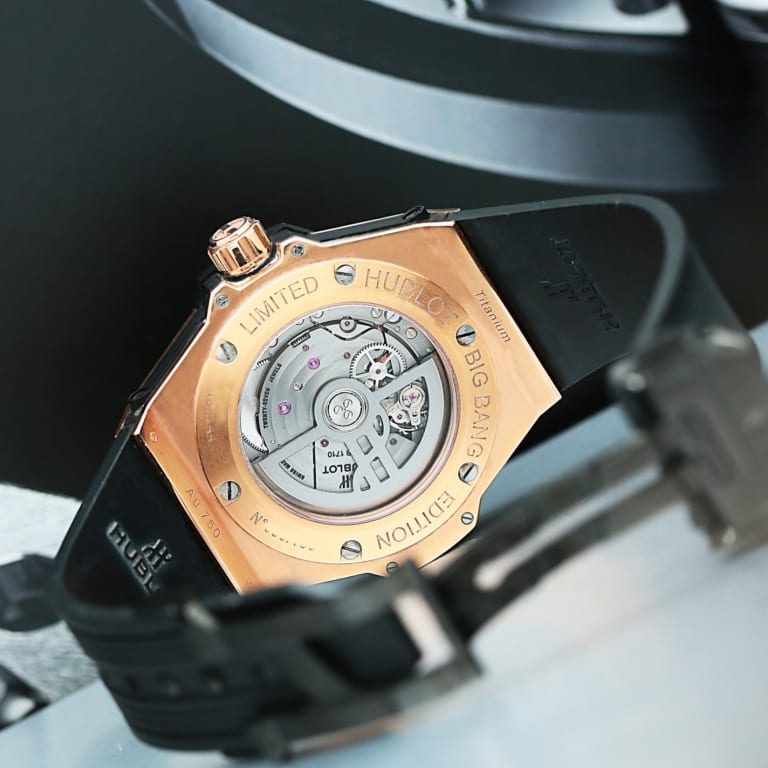 Big Bang Rose Gold Diamond Black Dial 39mm Product Image 6
