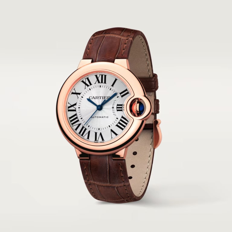 Ballon Bleu de Cartier Rose Gold Silver Dial 33mm Product Image 2