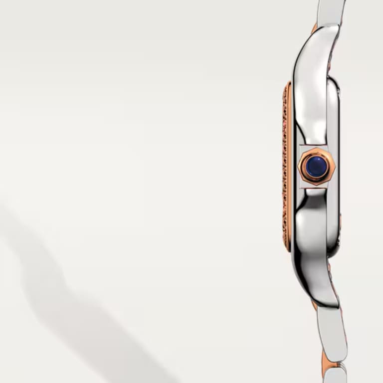 Panthère de Cartier Rose Gold & Steel Diamond White Dial 22mm Product Image 5