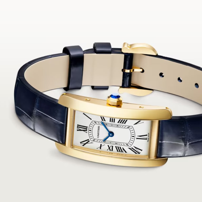 Tank Americaine Yellow Gold Silver Dial 35mm Product Image 2