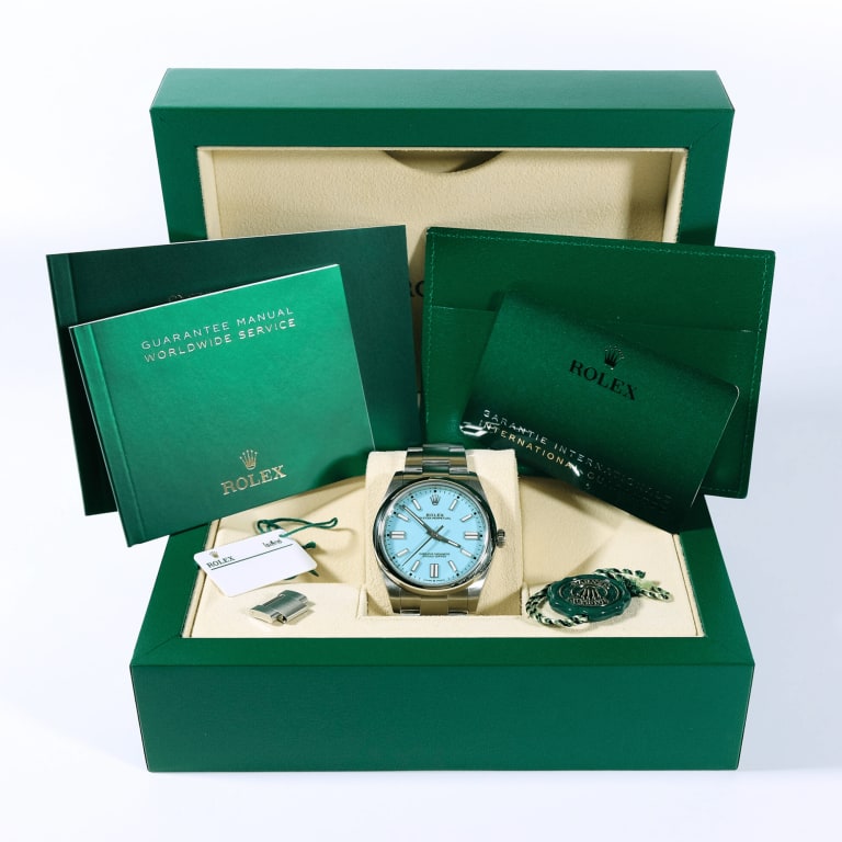 Oyster Perpetual Steel Turquoise Dial 41mm Product Image 9