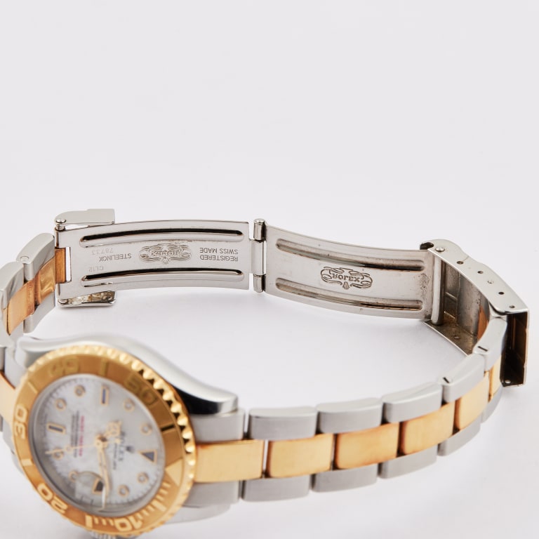 Lady Yacht Master Yellow Gold & Steel Mother of Pearl Dial 29mm Product Image 2