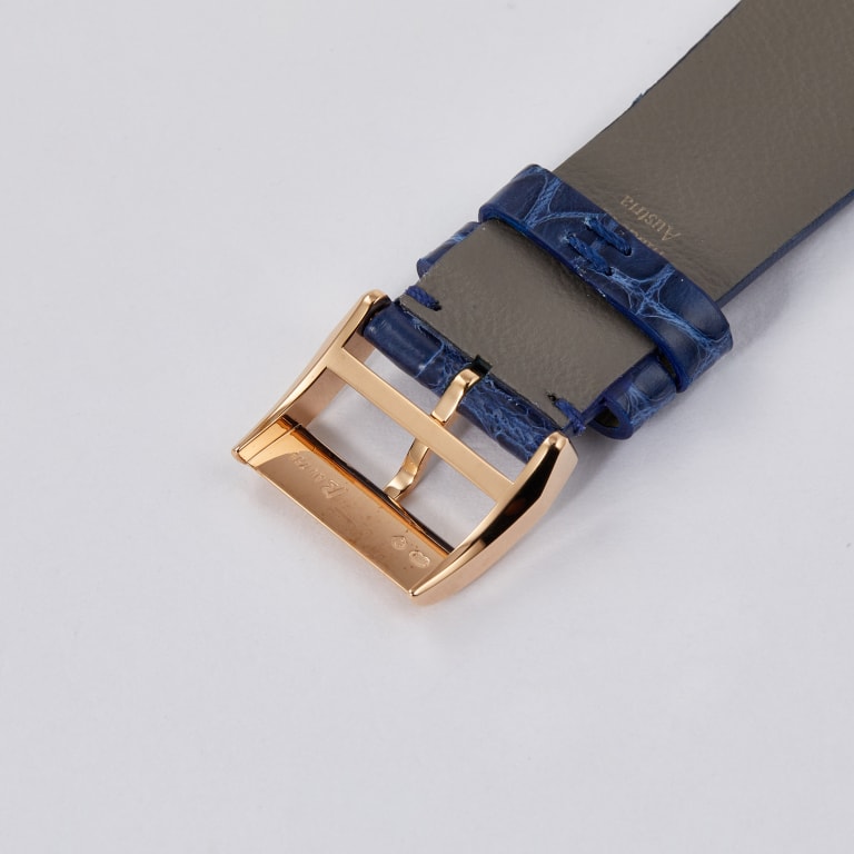 Saxonia Thin Rose Gold Blue Aventurine Dial 40mm Product Image 7