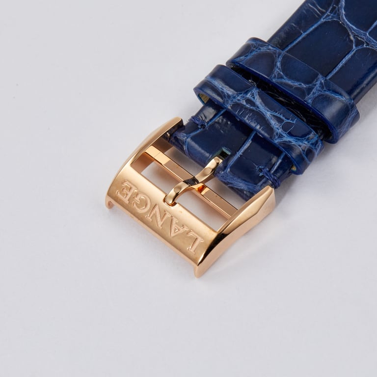 Saxonia Thin Rose Gold Blue Aventurine Dial 40mm Product Image 8