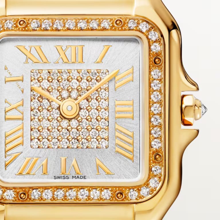 Panthère de Cartier Yellow Gold Diamond Silver Dial 27mm Product Image 1