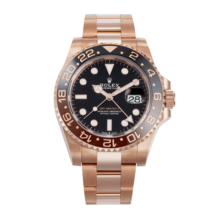 GMT-Master II "Rootbeer" Rose Gold Black Dial 40mm Product Image 1