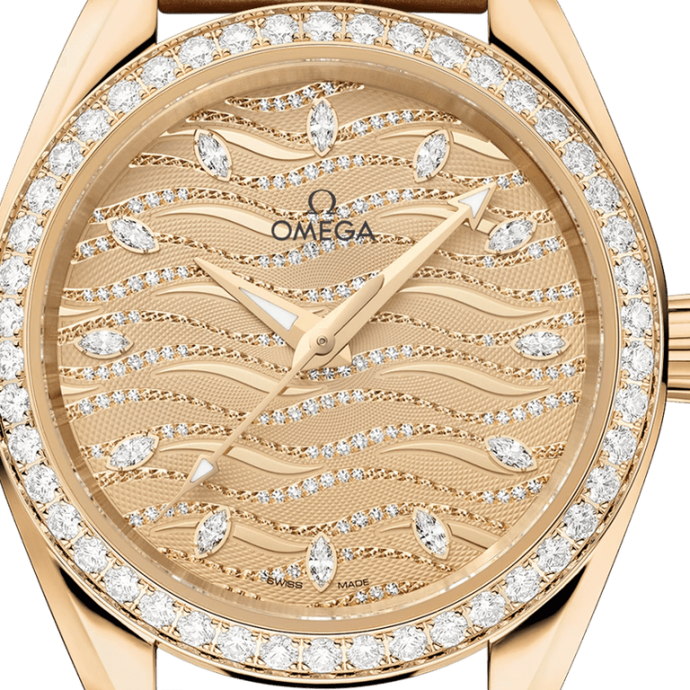 Aqua Terra Yellow Gold Diamond Champagne Dial 34mm Product Image 4