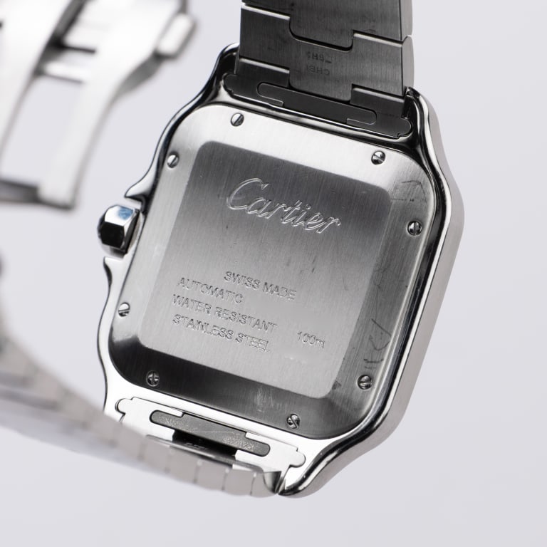 Santos de Cartier Steel Silver Dial 39mm Product Image 9
