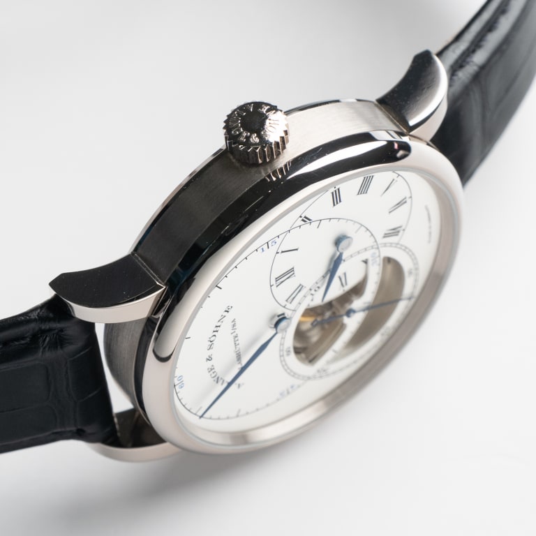 Richard Lange Tourbillon "Pour le Mérite" White Gold Silver Dial 42mm Product Image 5