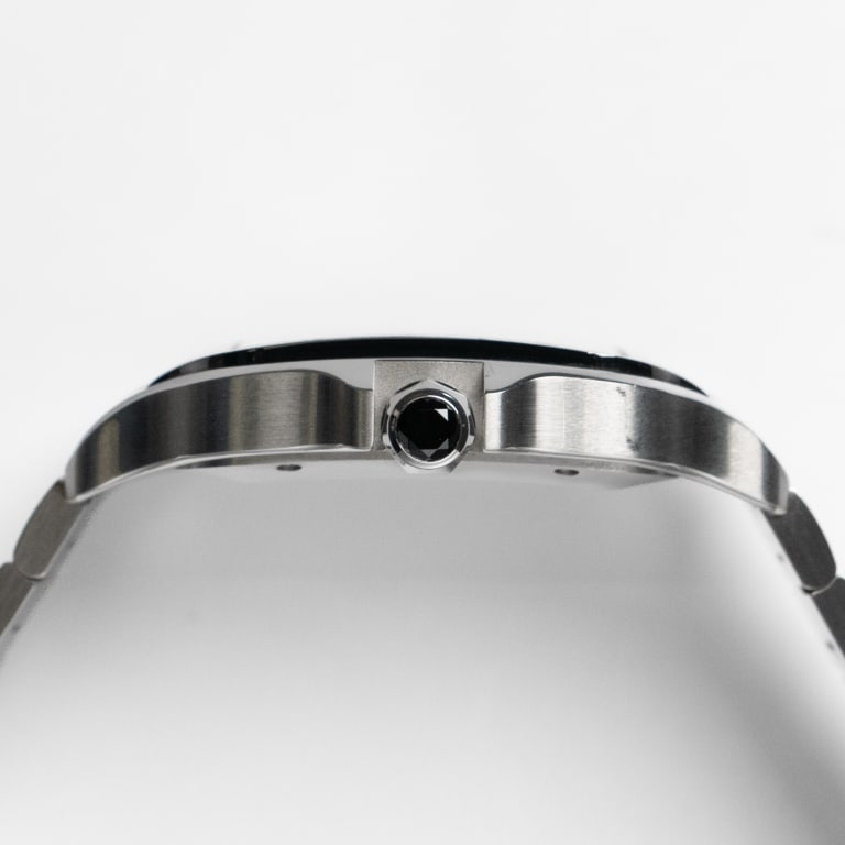 Santos De Cartier Steel Grey Dial 39mm Product Image 4