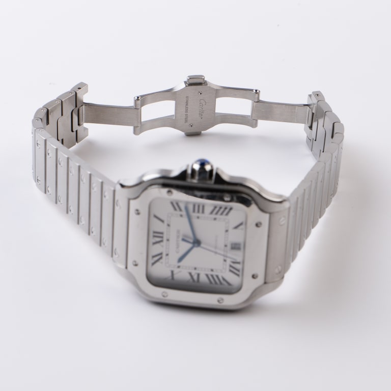Santos de Cartier Steel Silver Dial 39mm Product Image 8