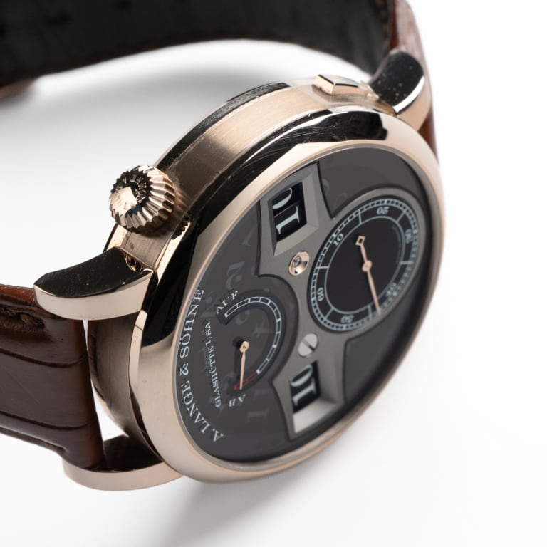 Zeitwerk Lumen Honey Gold Black Dial 42mm Product Image 5