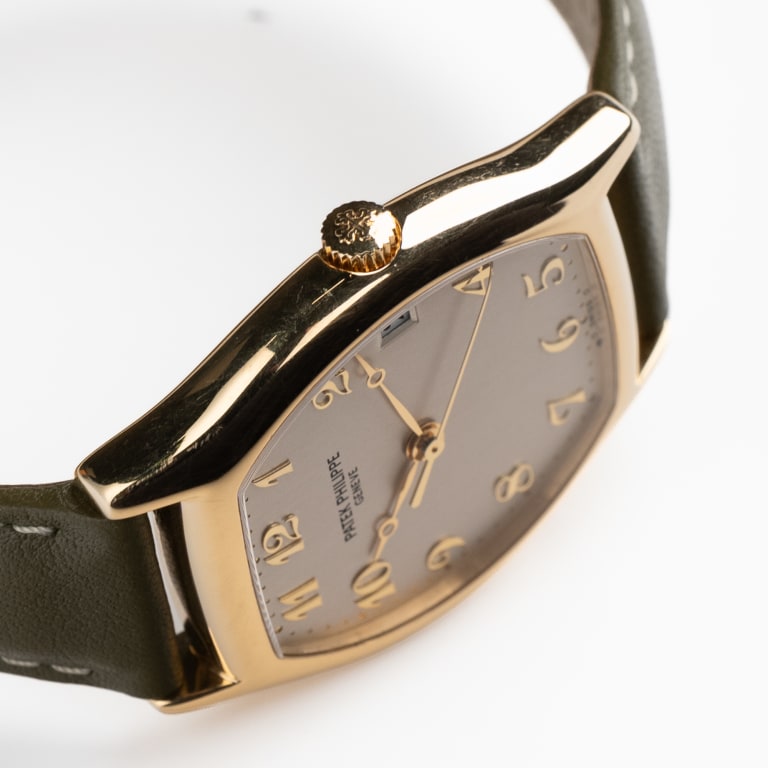 Gondolo 18k Yellow Gold Silver Dial 34mm  Product Image 5