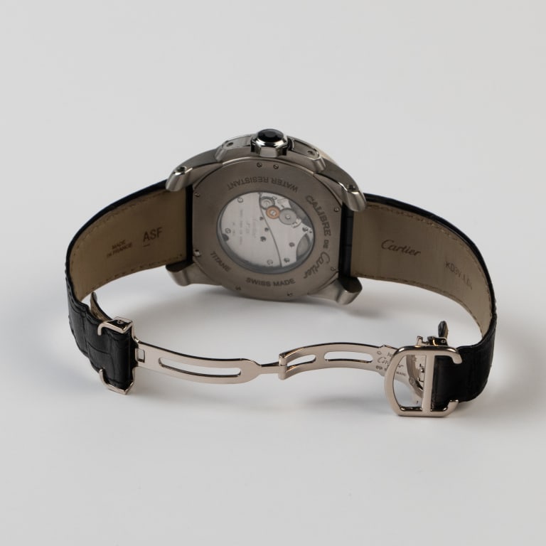 Calibre De Cartier Astrotourbillon Titanium Silver Dial Product Image 6