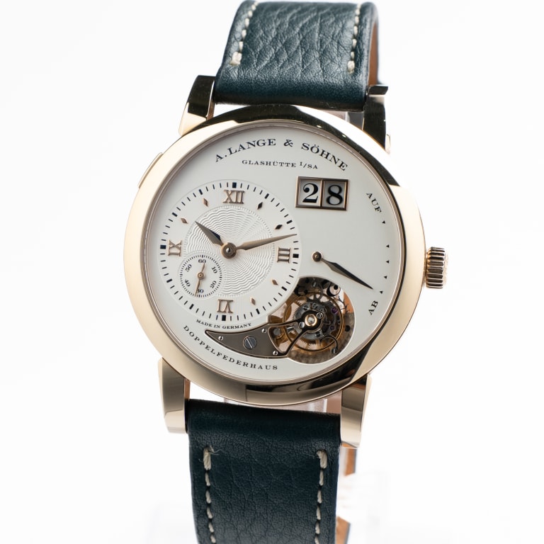 Lange 1 Tourbillon “Homage to F. A. Lange” Honeygold Argenté Dial 38mm Product Image 1