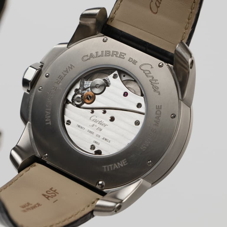 Calibre De Cartier Astrotourbillon Titanium Silver Dial Product Image 7