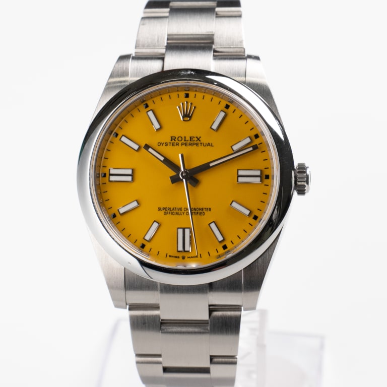 Oyster Perpetual Steel Yellow Dial 41mm Product Image 1