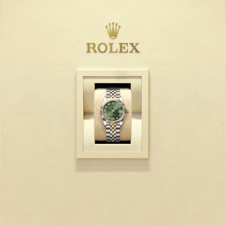 Datejust Yellow Gold & Steel Green Dial 31mm Product Image 4