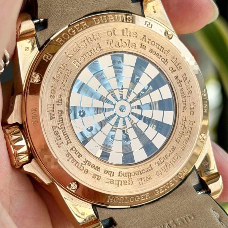 Excaliber Rose Gold Red Enamel Dial 45mm Product Image 6