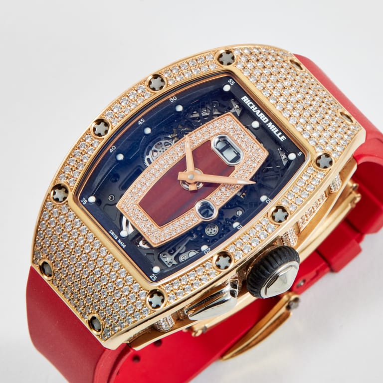 RM037 RG Full Diamonds Red Lips Product Image 1