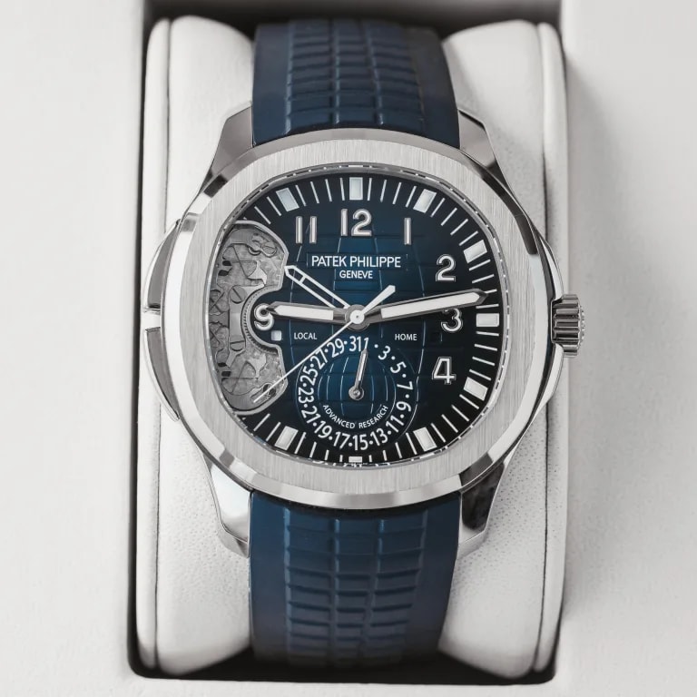 Aquanaut Travel Time Advanced Research White Gold Blue Dial 40mm Product Image 7