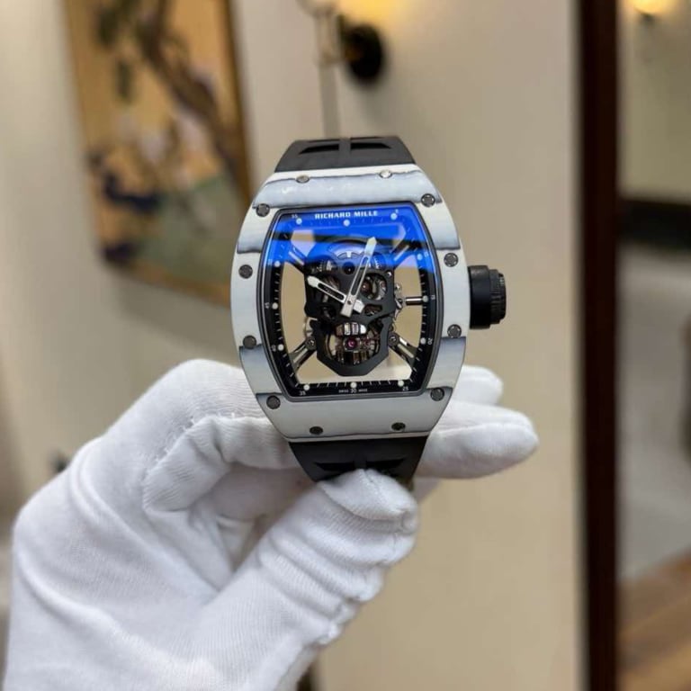 RM52-01 White TPT Skull Tourbillon Product Image 1