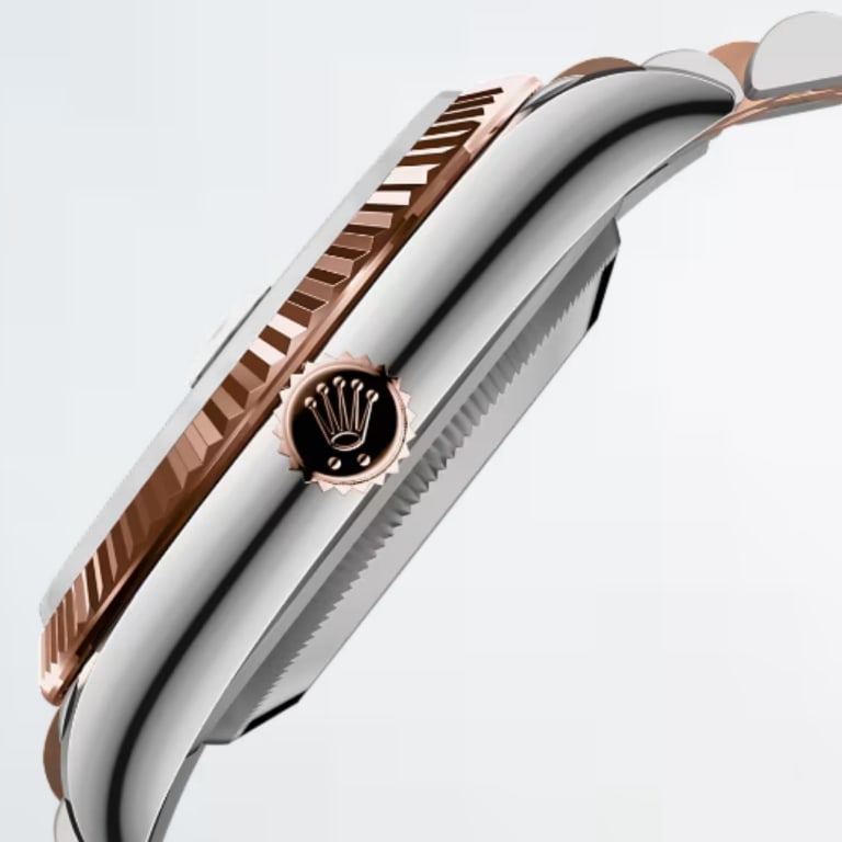 Datejust Rose Gold & Steel Jubilee Brown Dial 41mm Product Image 2