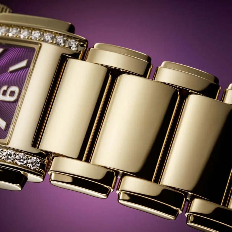 Twenty~4 Manchette Rose Gold Diamond Purple Dial 25mm Product Image 6