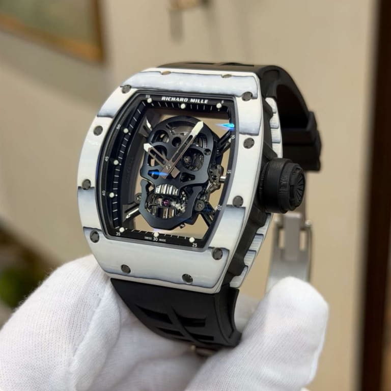 RM52-01 White TPT Skull Tourbillon Product Image 2