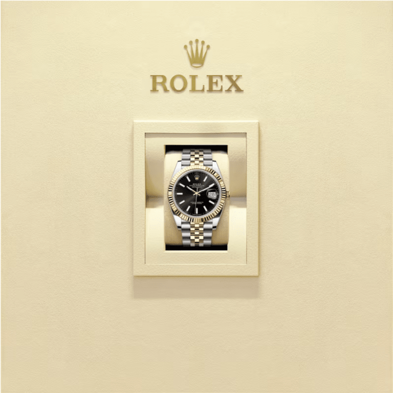 Datejust Yellow Gold & Steel Jubilee Black Dial 41mm Product Image 4