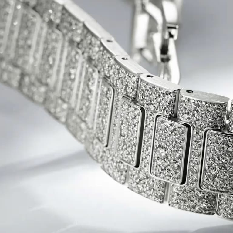 Nautilus Haute Joaillerie White Gold Diamond Pavé Dial 35mm Product Image 9