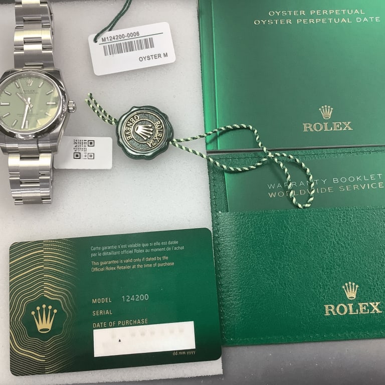 Oyster Perpetual Steel Pistachio Dial 34mm Product Image 7