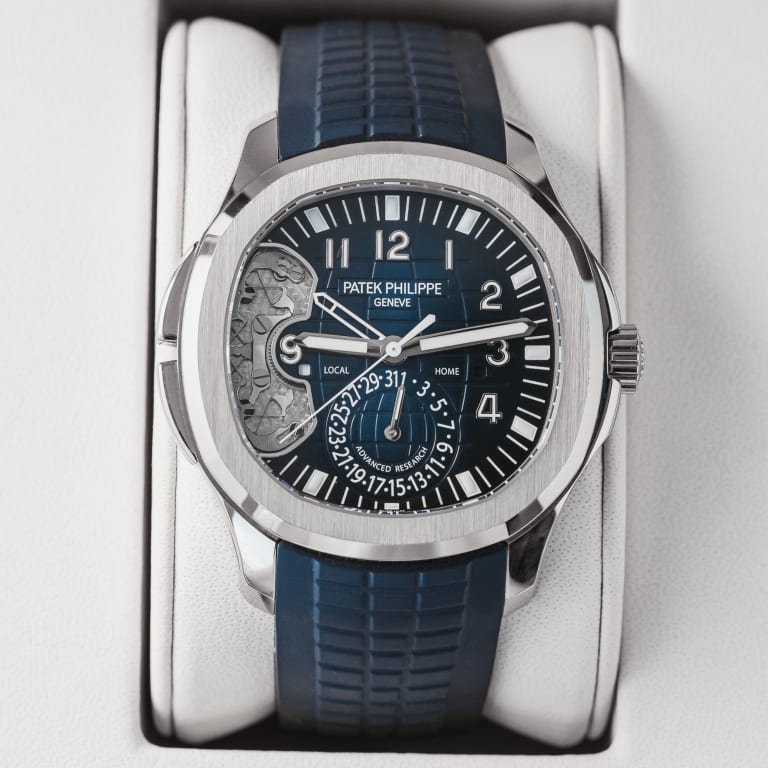 Aquanaut Travel Time Advanced Research White Gold Blue Dial 40mm Product Image 7